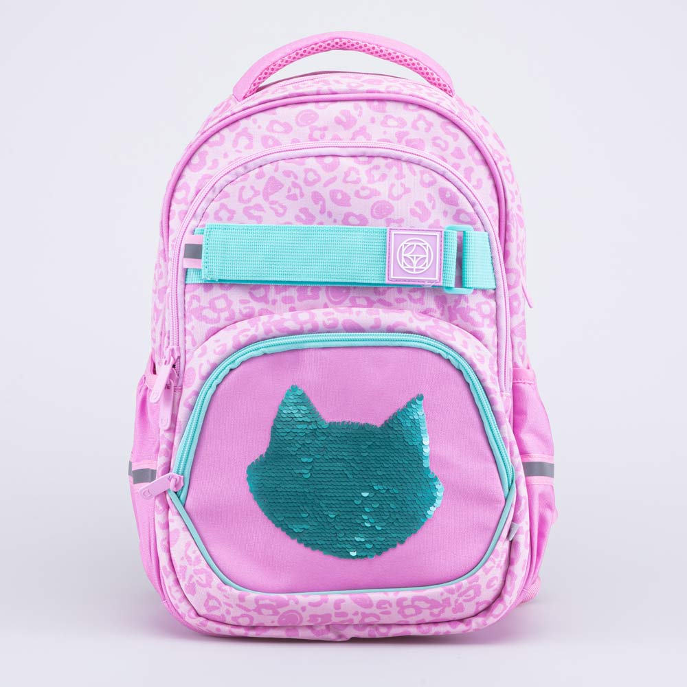 02804350-40 Рюкзак школьный розовый Кошечка, все фото 1
