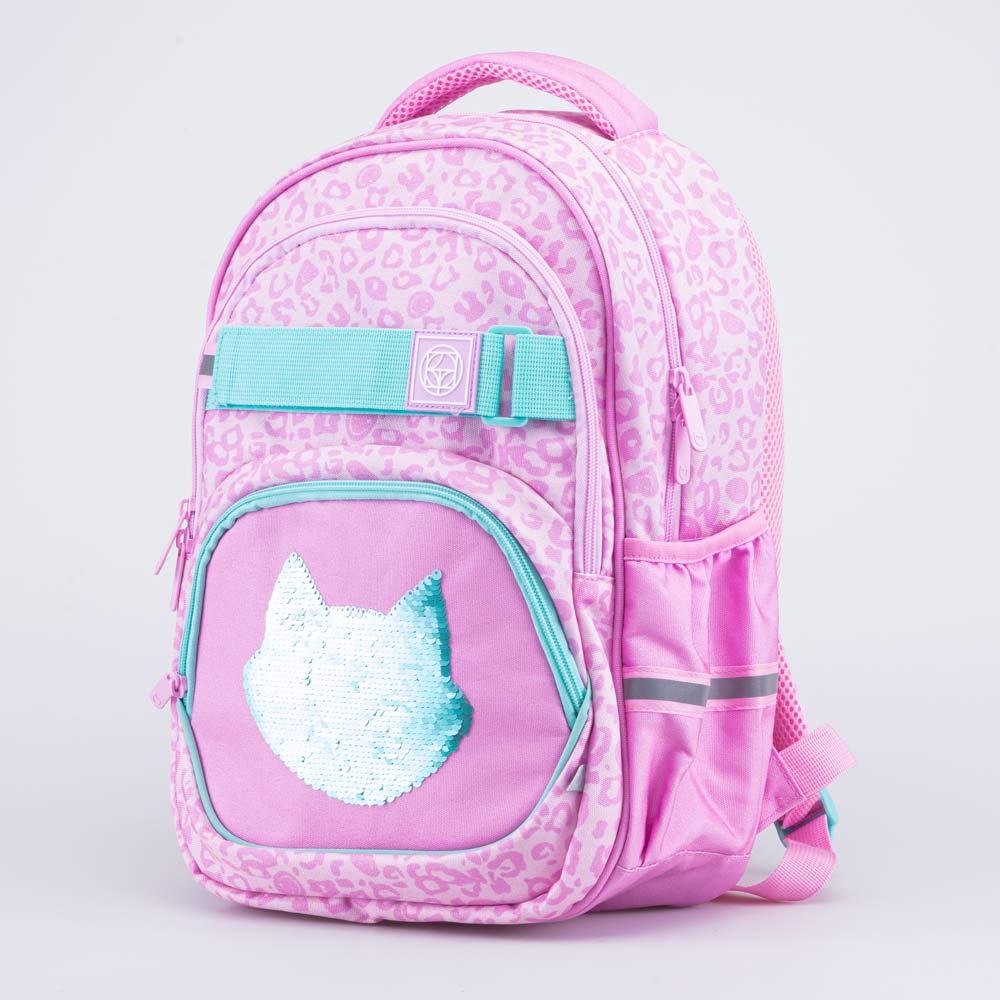 02804350-40 Рюкзак школьный розовый Кошечка, все фото 2