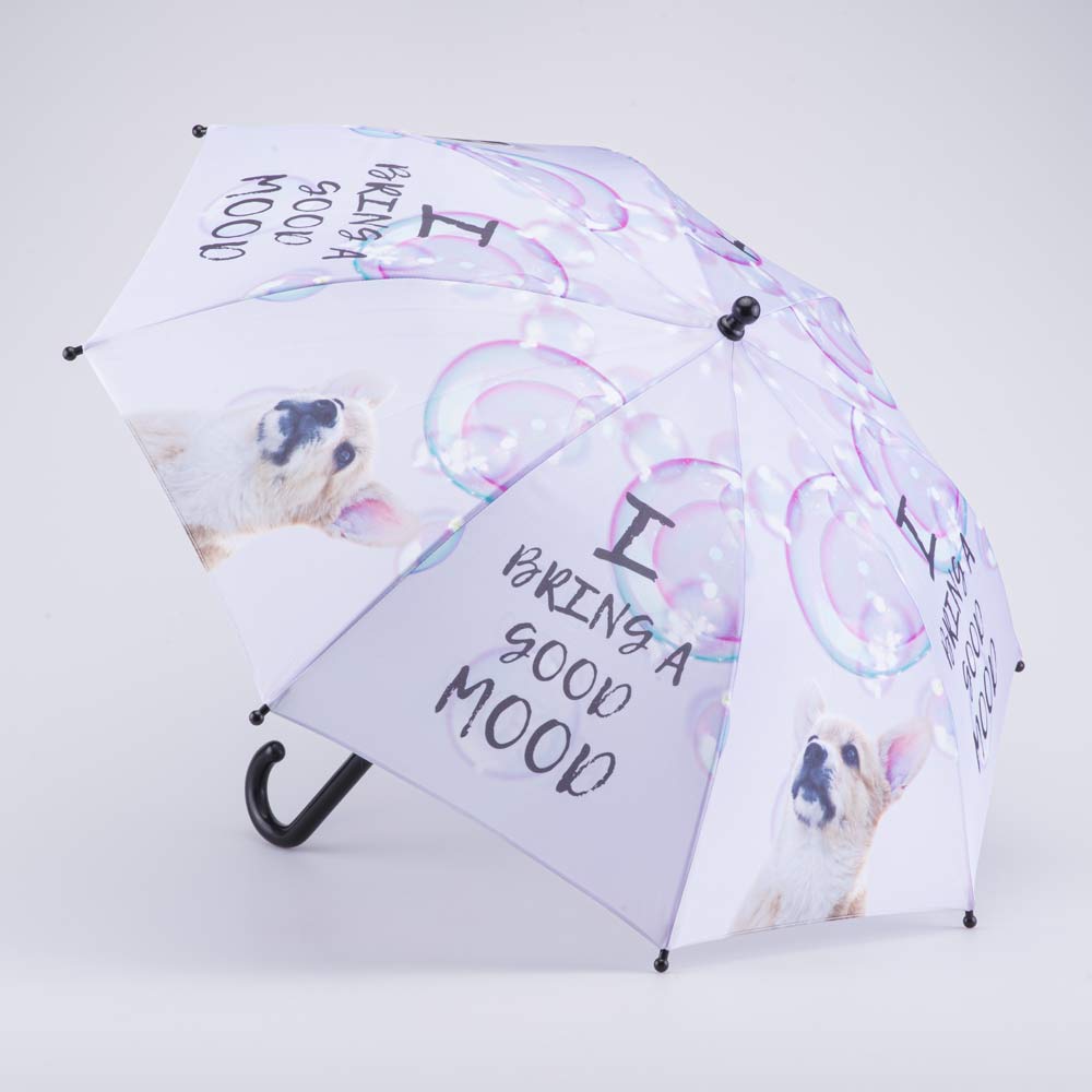 03807200-40 Зонт-трость Корги сиреневый, все фото 1