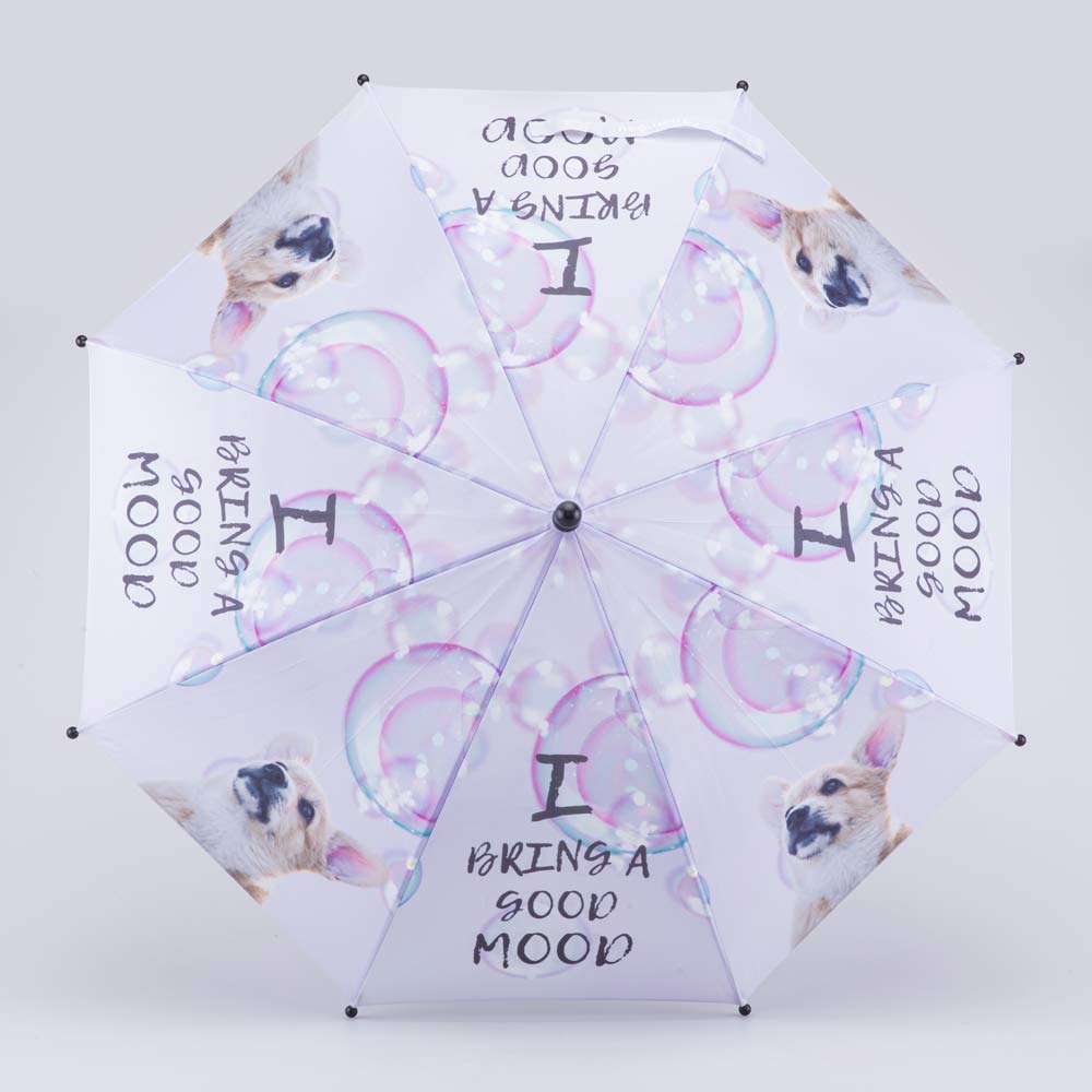 03807200-40 Зонт-трость Корги сиреневый, все фото 2