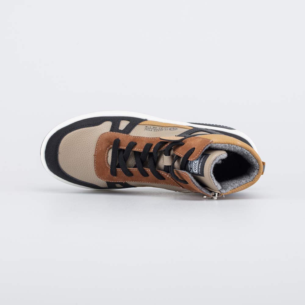 752261-34 Утепленные кожаные ботинки для мальчика-подростка, все фото 4