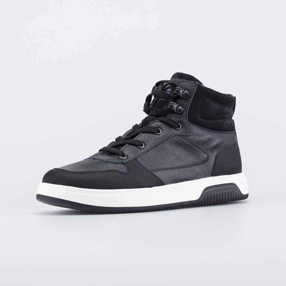 752263-31 Подростковые ботинки на весну-осень черный , все фото 1