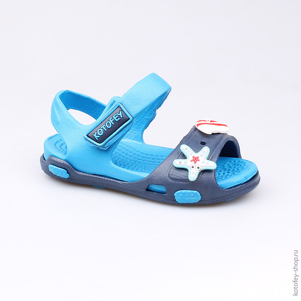 325027-02 Пляжная обувь синяя, все фото 1
