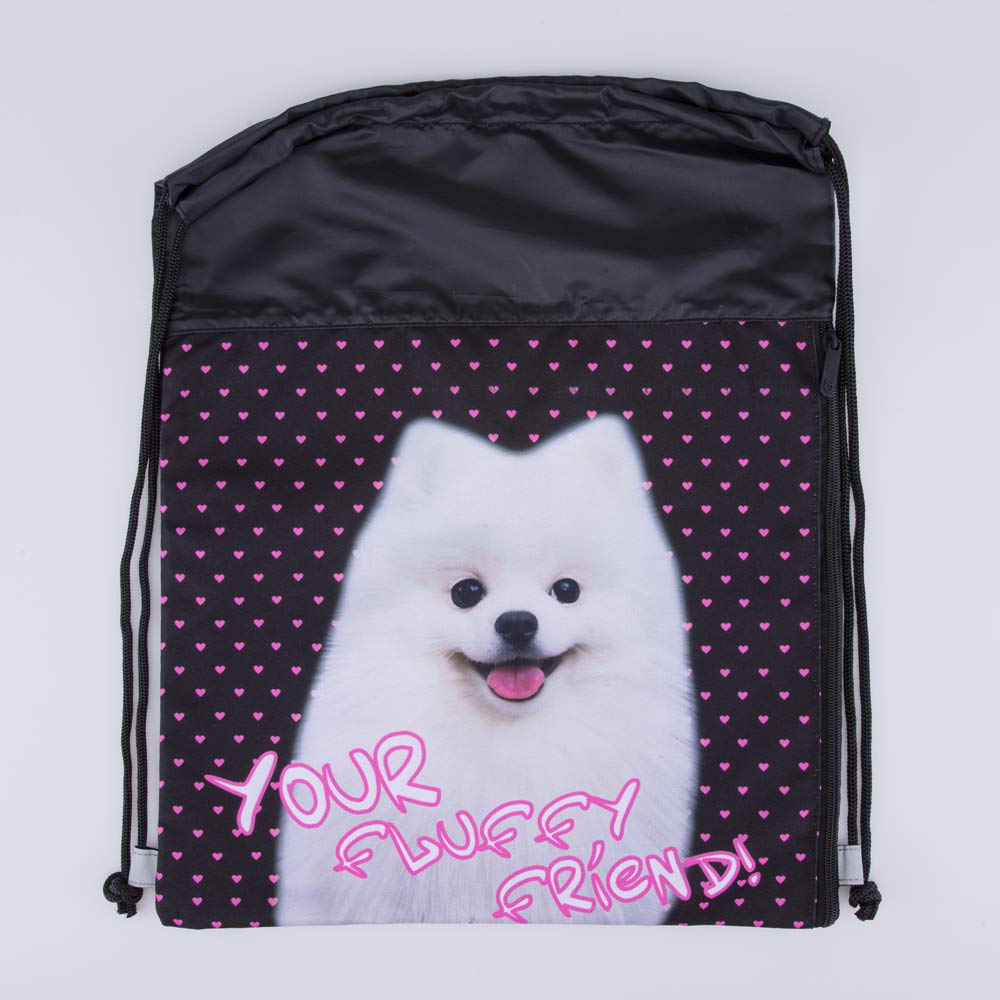 02808235-40 Мешок для обуви Пушистик черный, все фото 1