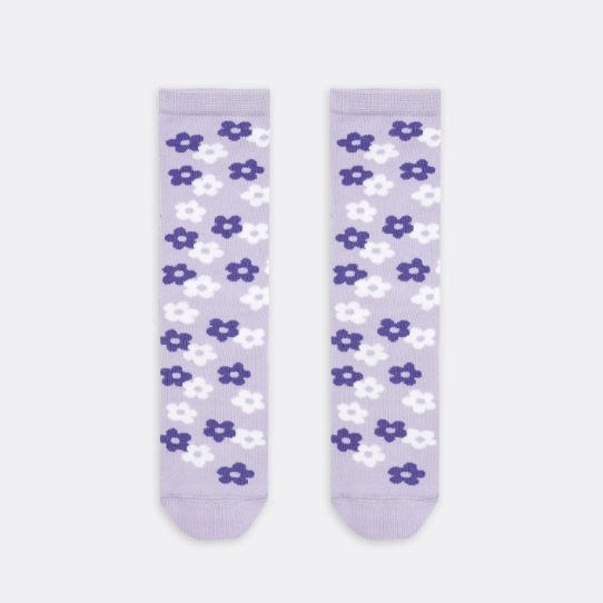 07842977-40 Хлопковые носки для девочки Цветочки, все фото 3