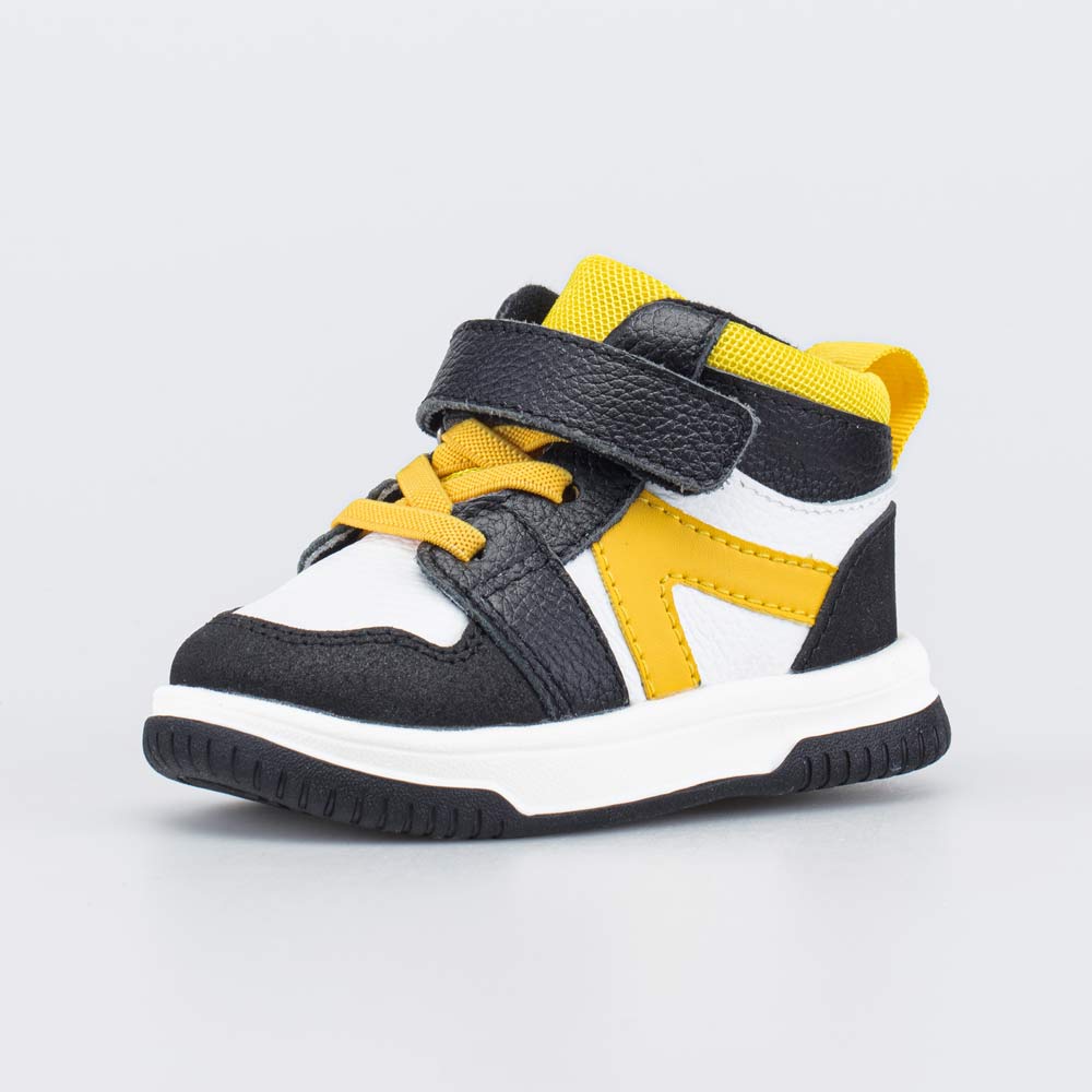 052165-11 Кожаные ботинки-кеды для мальчика , все фото 1