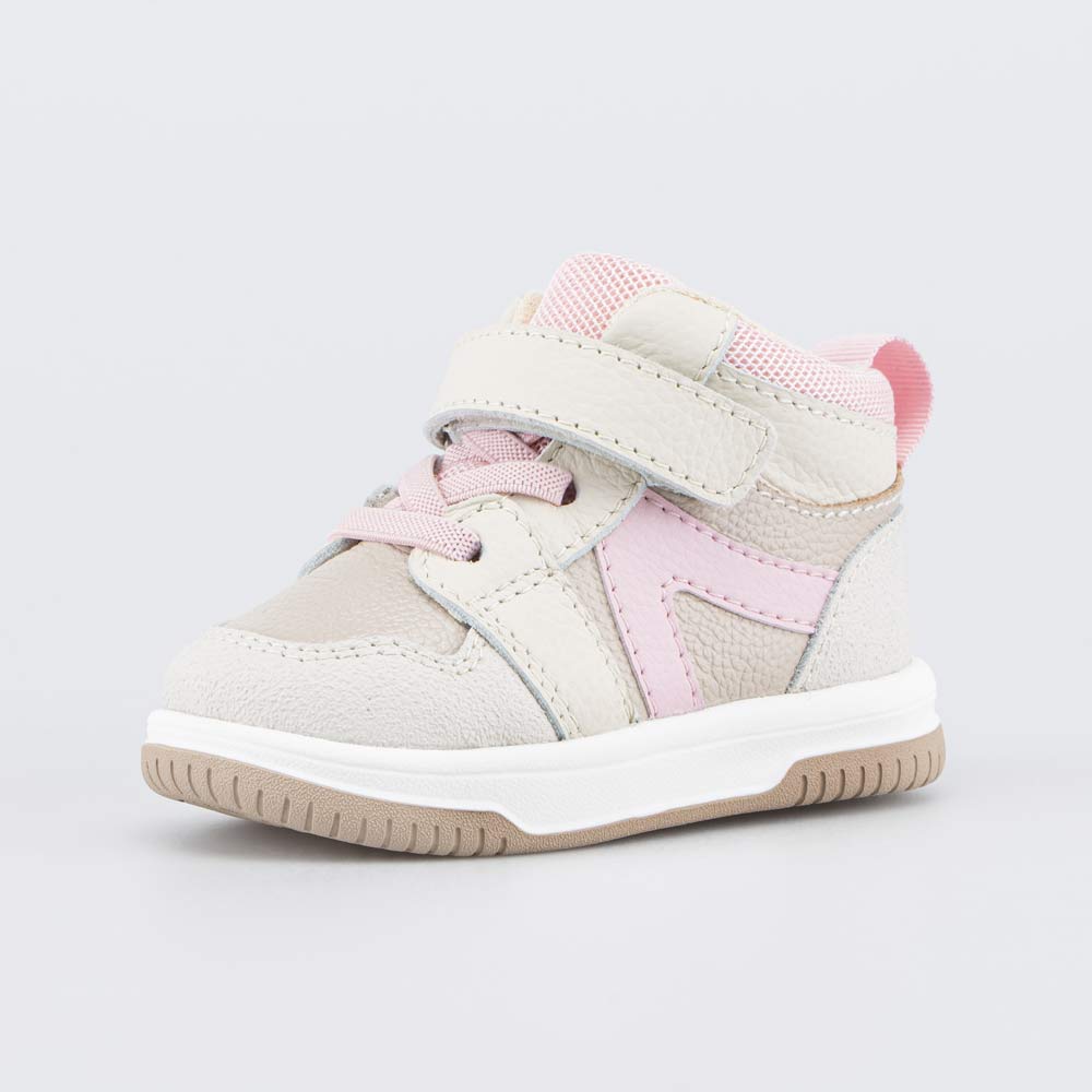 052165-12 Кожаные ботинки-кеды для девочки , все фото 1