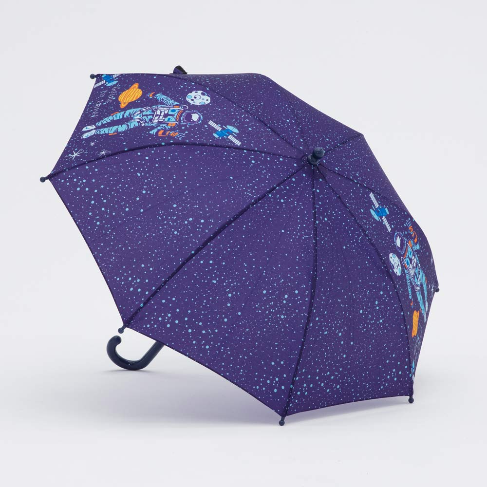 03707187-00 Зонт-трость Космонавт фиолетовый, все фото 1