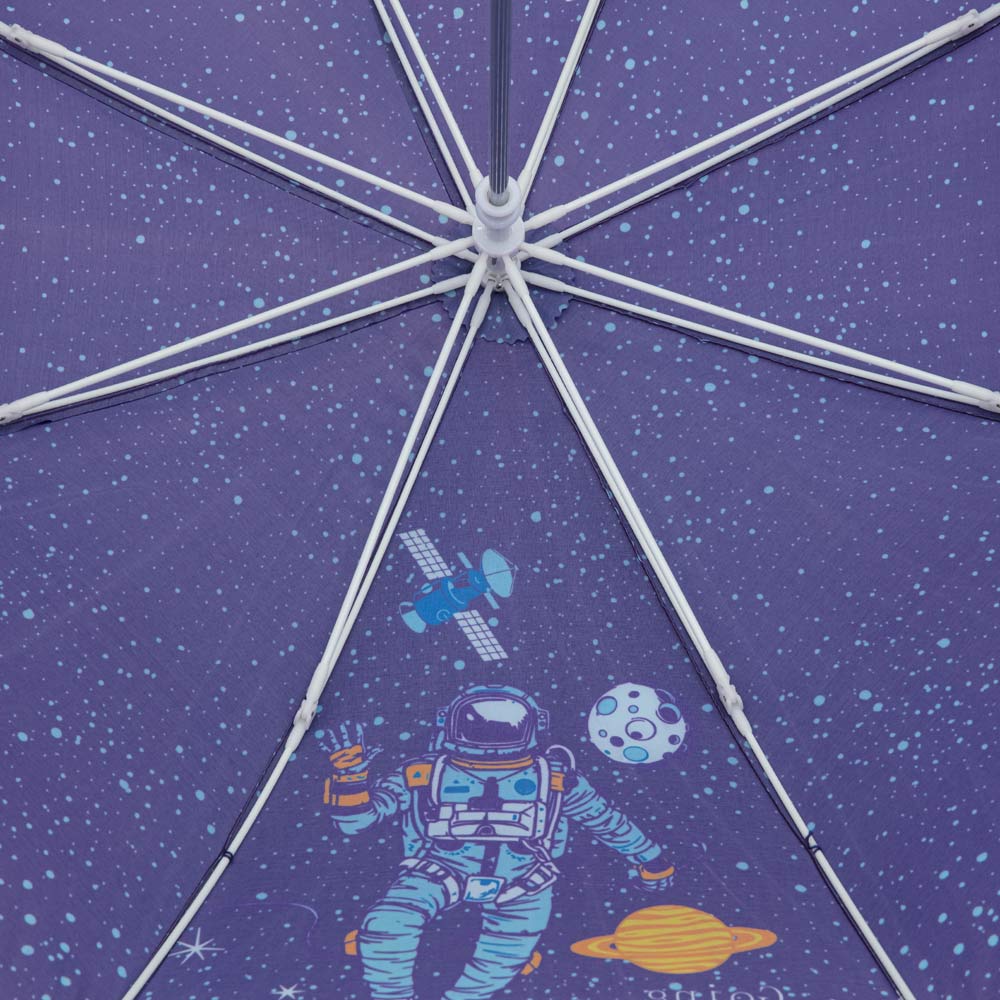 03707187-00 Зонт-трость Космонавт фиолетовый, все фото 3