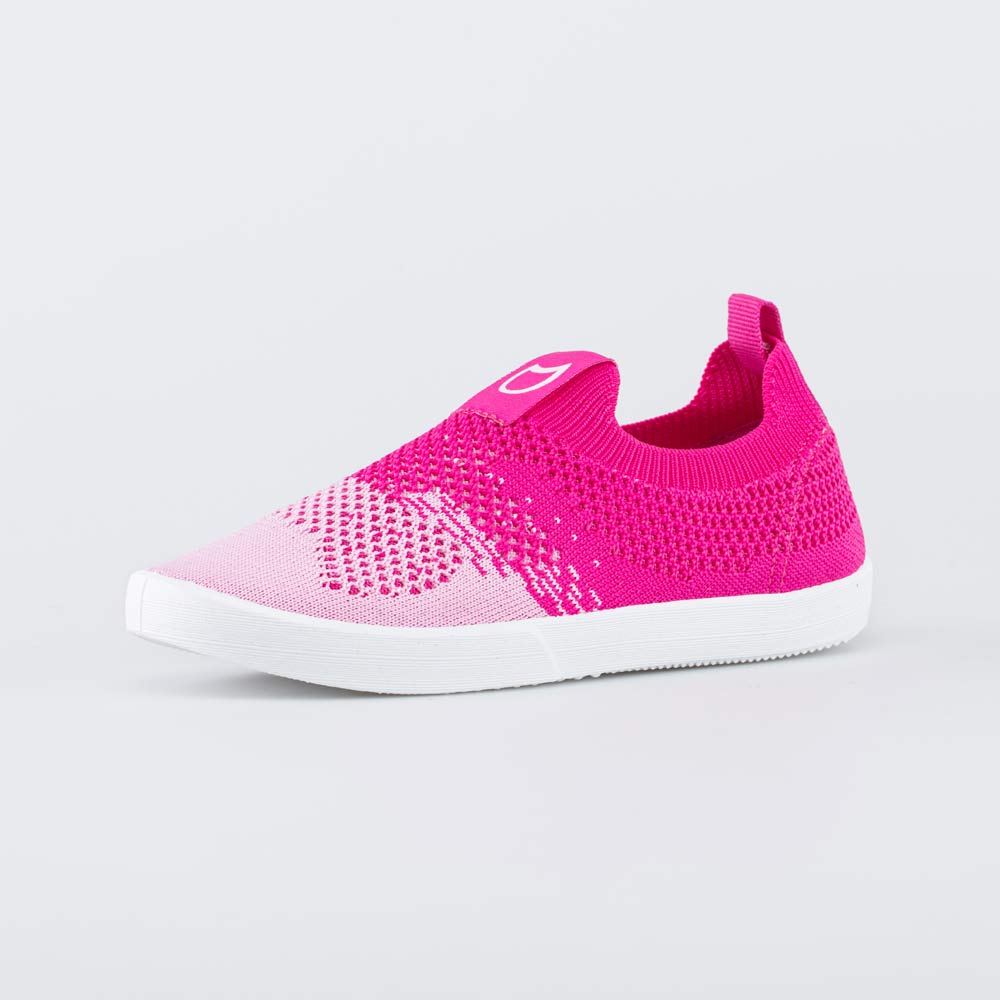 531237-14 Кеды из вязаного текстиля для девочки розовый, все фото 1