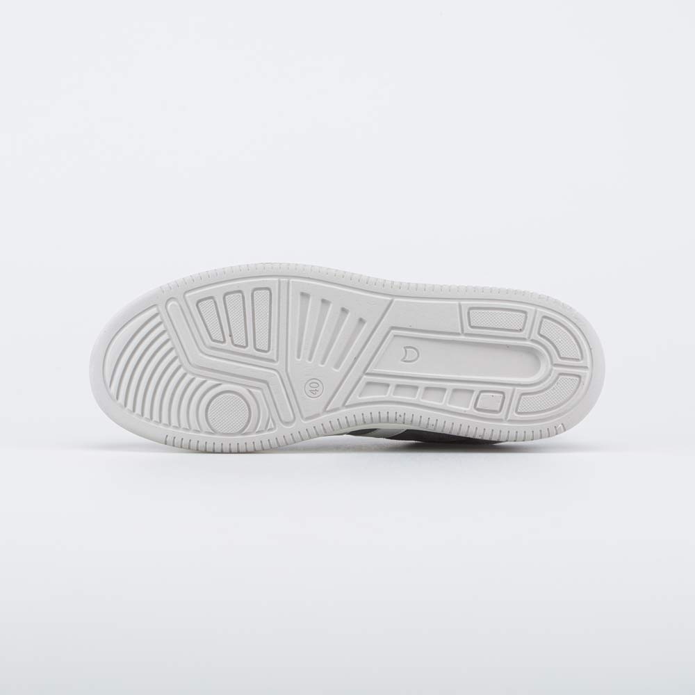 732410-11 Серые кожаные кеды-полуботинки, все фото 3