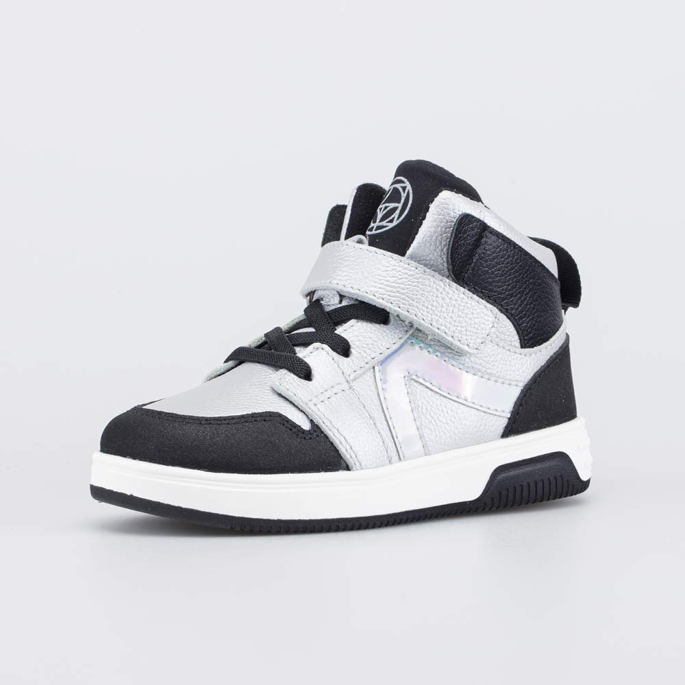 352416-14 Кожаные ботинки-кеды для девочки , все фото 1