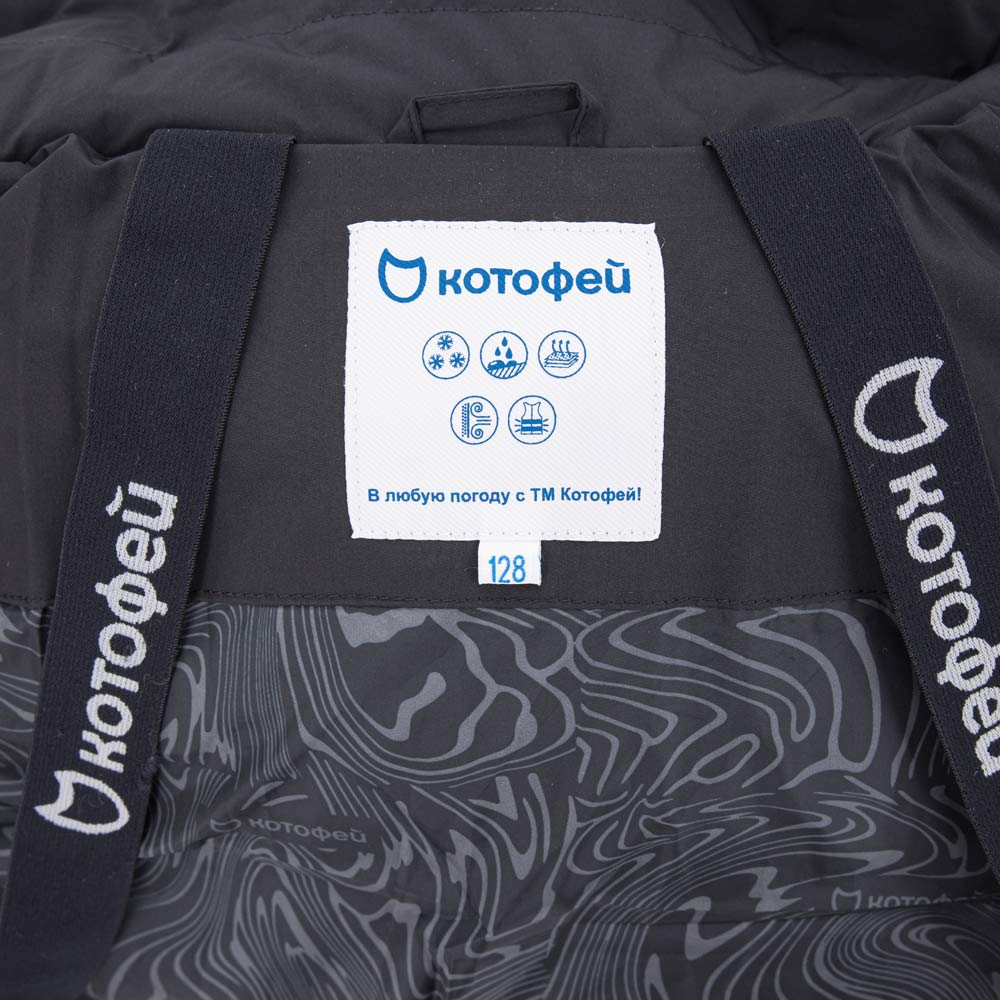 07758037-40 Черное зимнее пальто, все фото 4