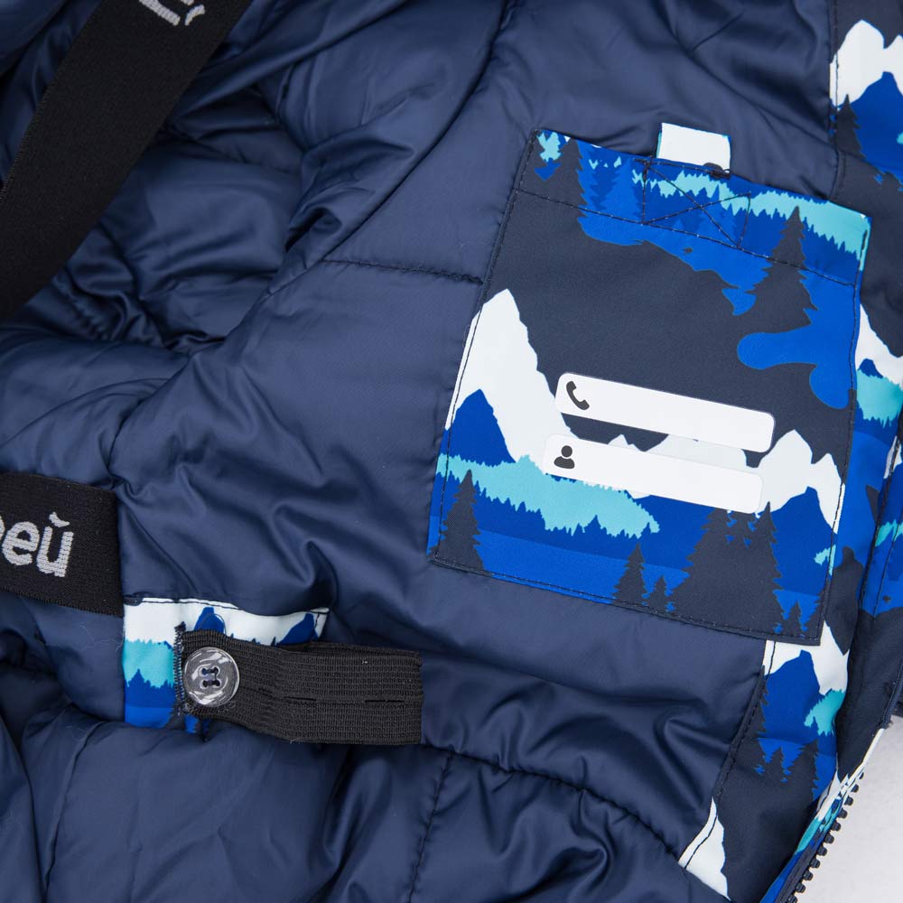 07769042-47 Зимний комбинезон Камчатка синий, все фото 5