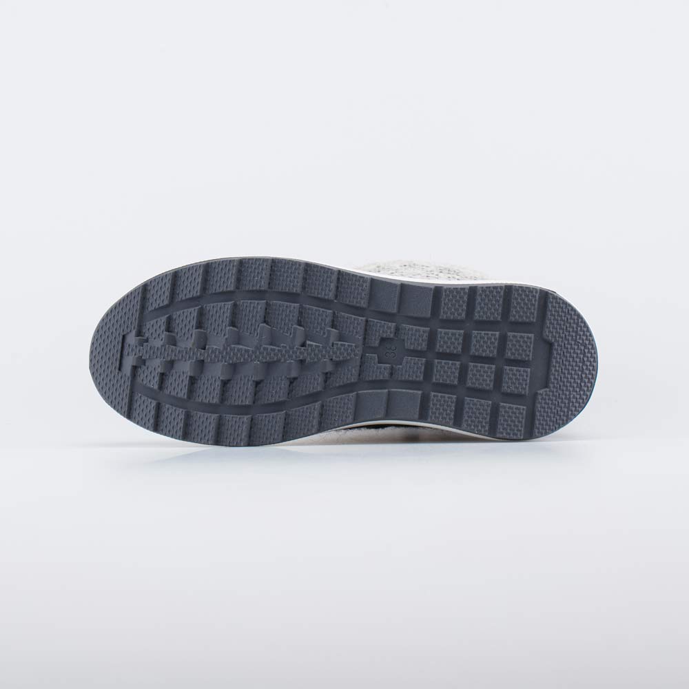 867127-42 Женские валенки с вышивкой серый, все фото 3