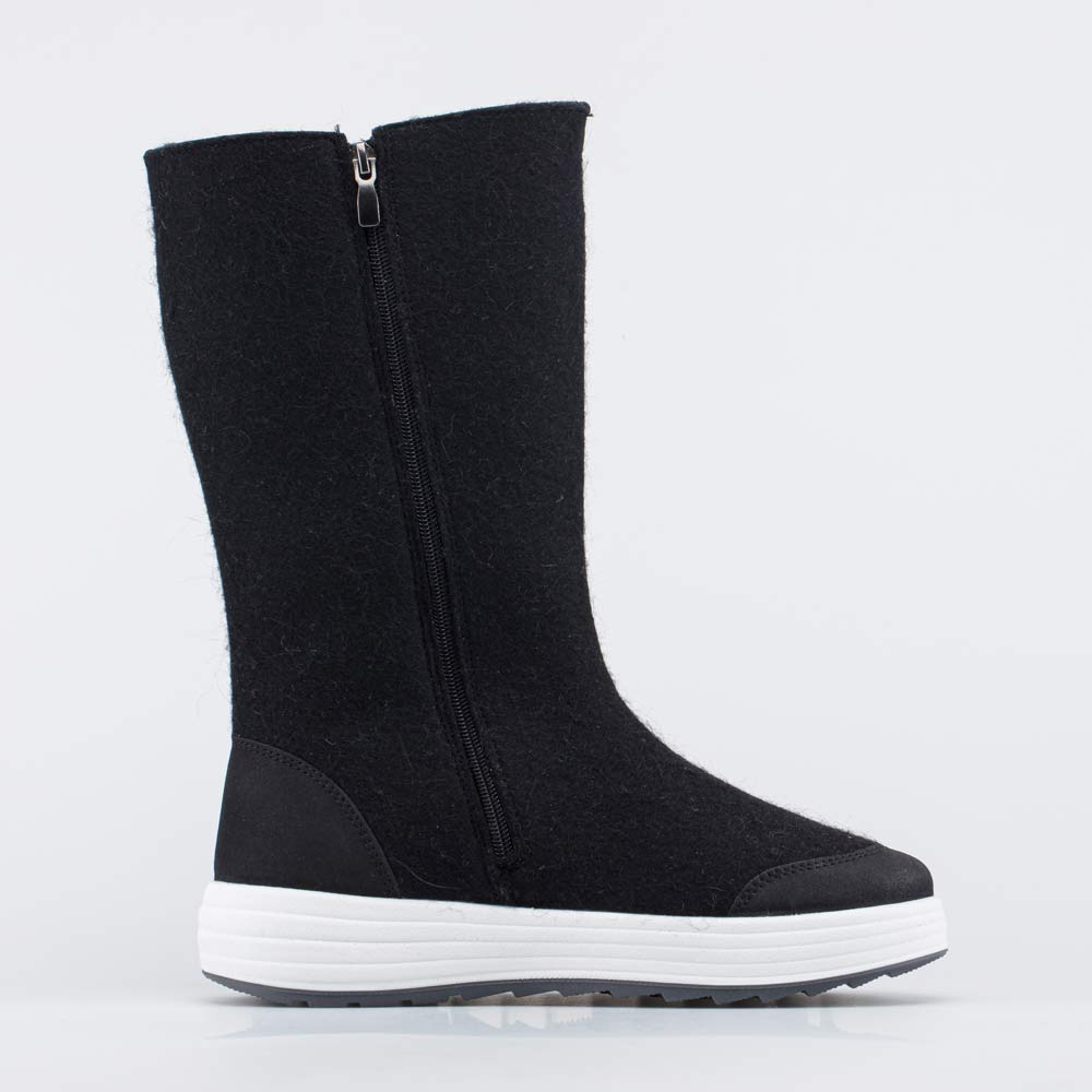 867139-42 Черные валенки женские с вышивкой , все фото 2