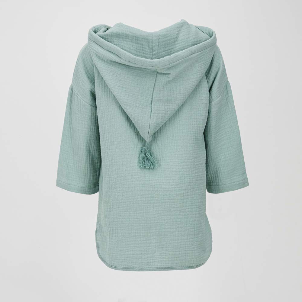 07052059-43 Детская пляжная туника шалфейный, все фото 2