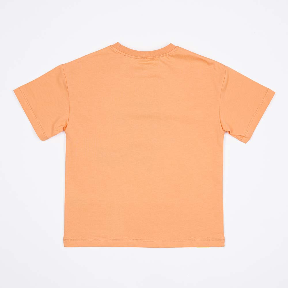 07702041-42 Футболка из кулирки Три кота оранжевый, все фото 2