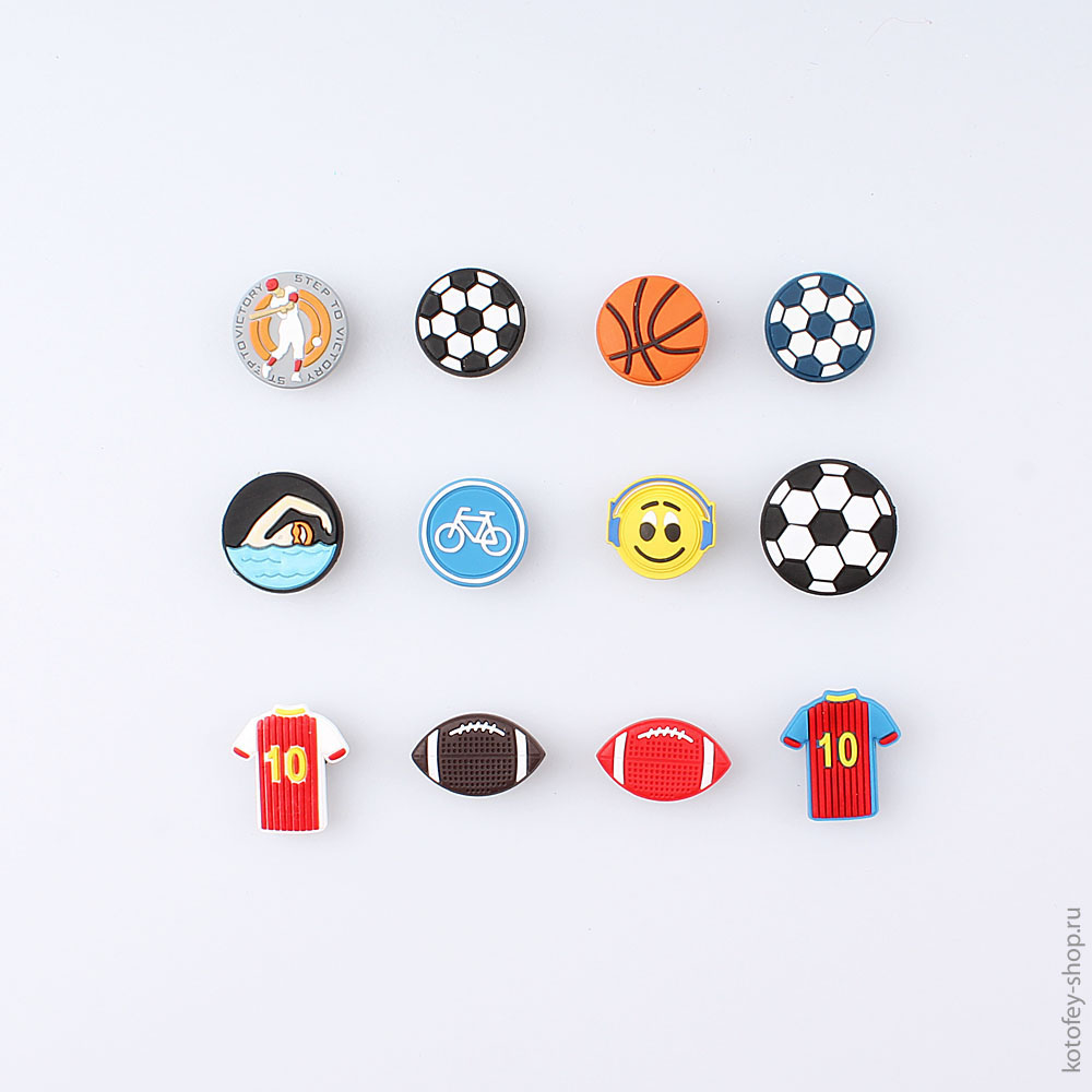 03014003-40 Украшение для обуви Мяч баскетбольный, все фото 4