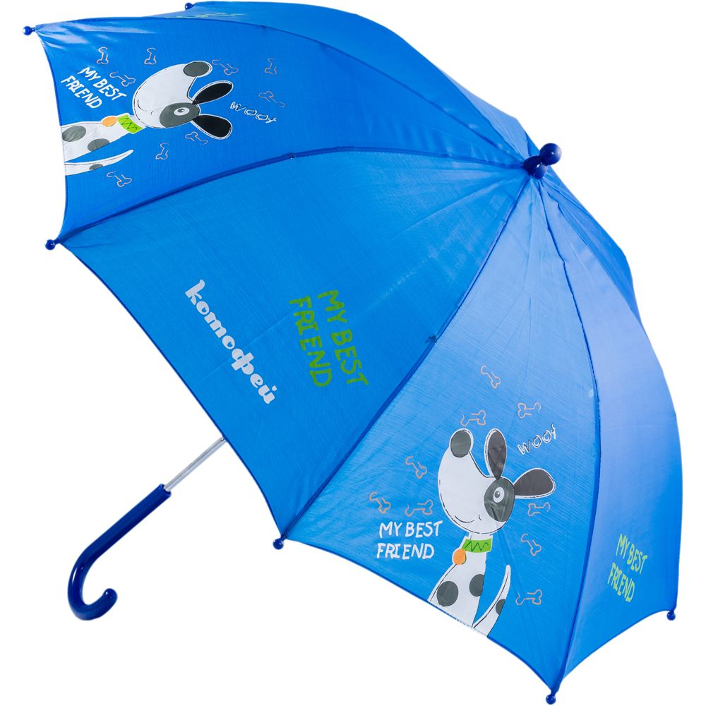 03707015-10 Зонт детский Собачка синий, все фото 1