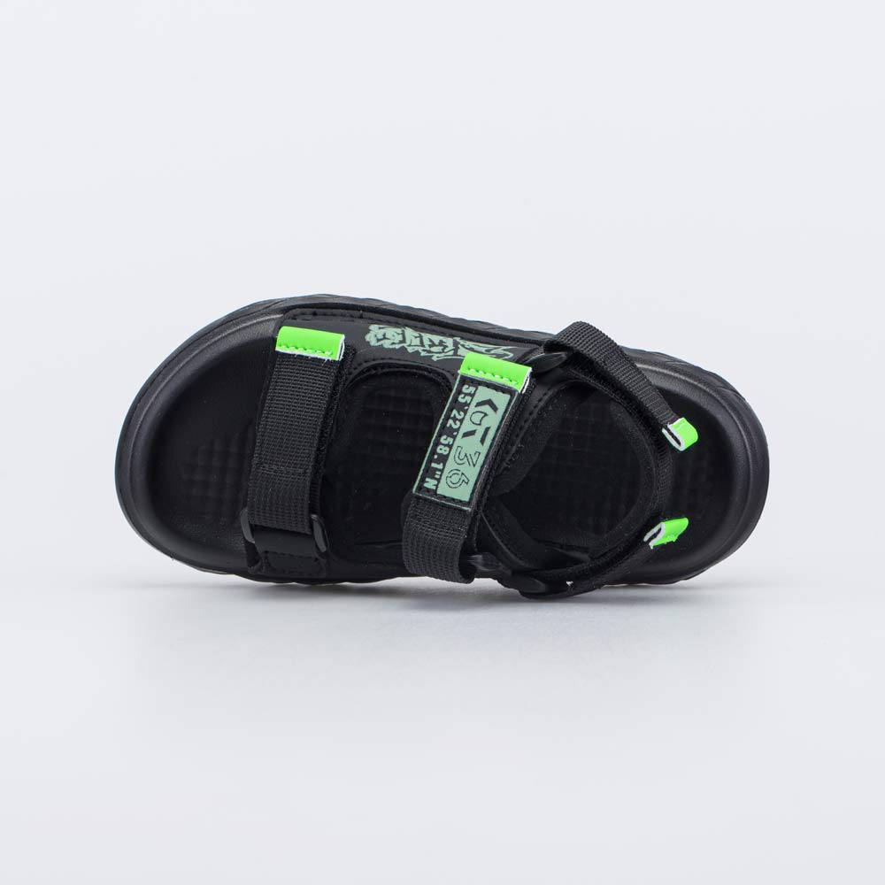 524116-13 Пляжная обувь для мальчика Граффити черный , все фото 4