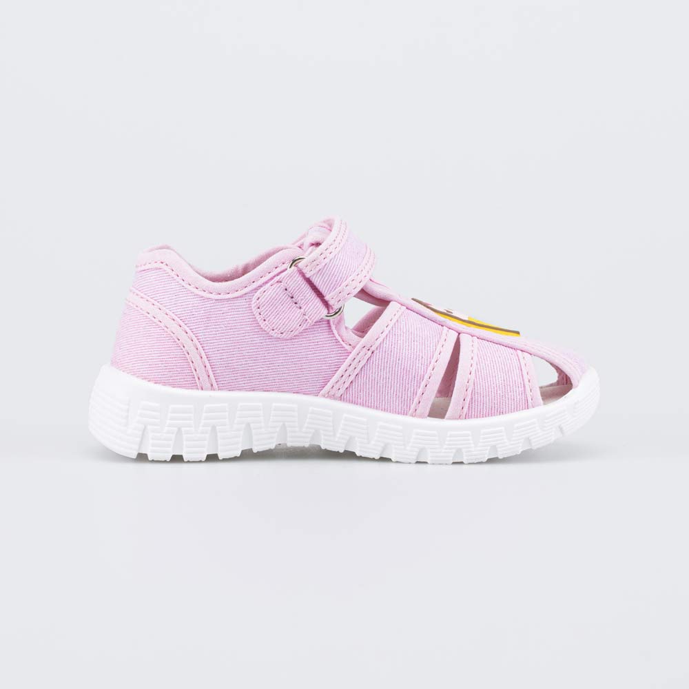 221165-11 Текстильные сандалии для девочки розовый, все фото 2