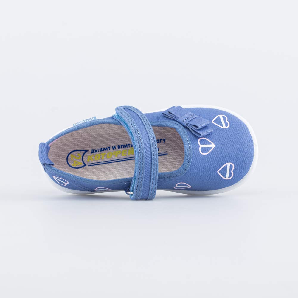 231243-12 Текстильные туфли для девочки, все фото 4