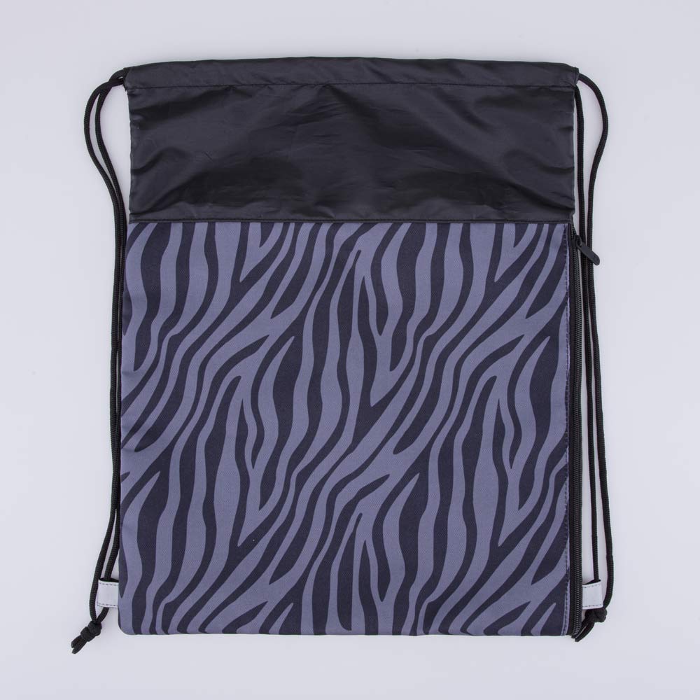 02808238-40 Мешок для обуви Зебра черный, все фото 1