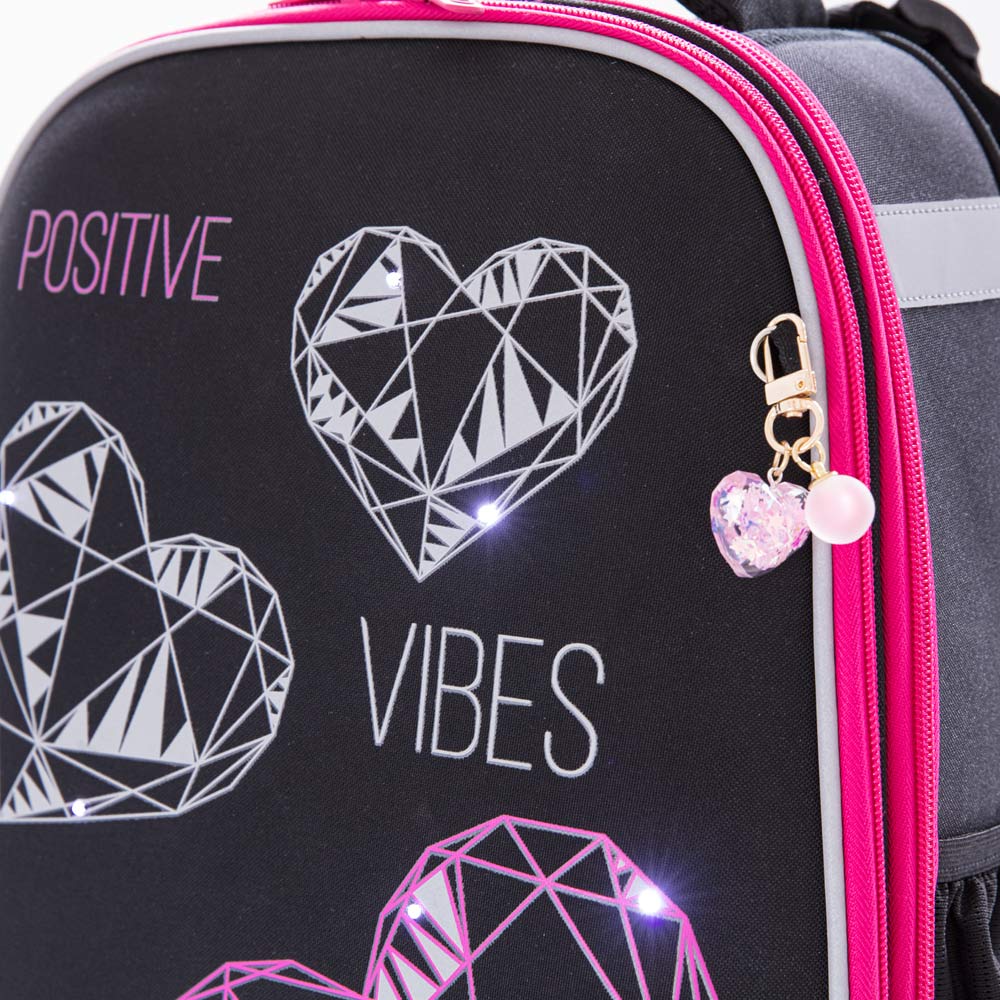 02817334-40 Школьный рюкзак Алмазное сердце КК, все фото 5