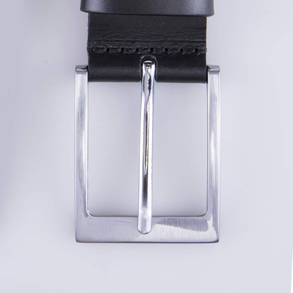 03704004-30 Ремень кожаный для мальчика Черный, все фото 5