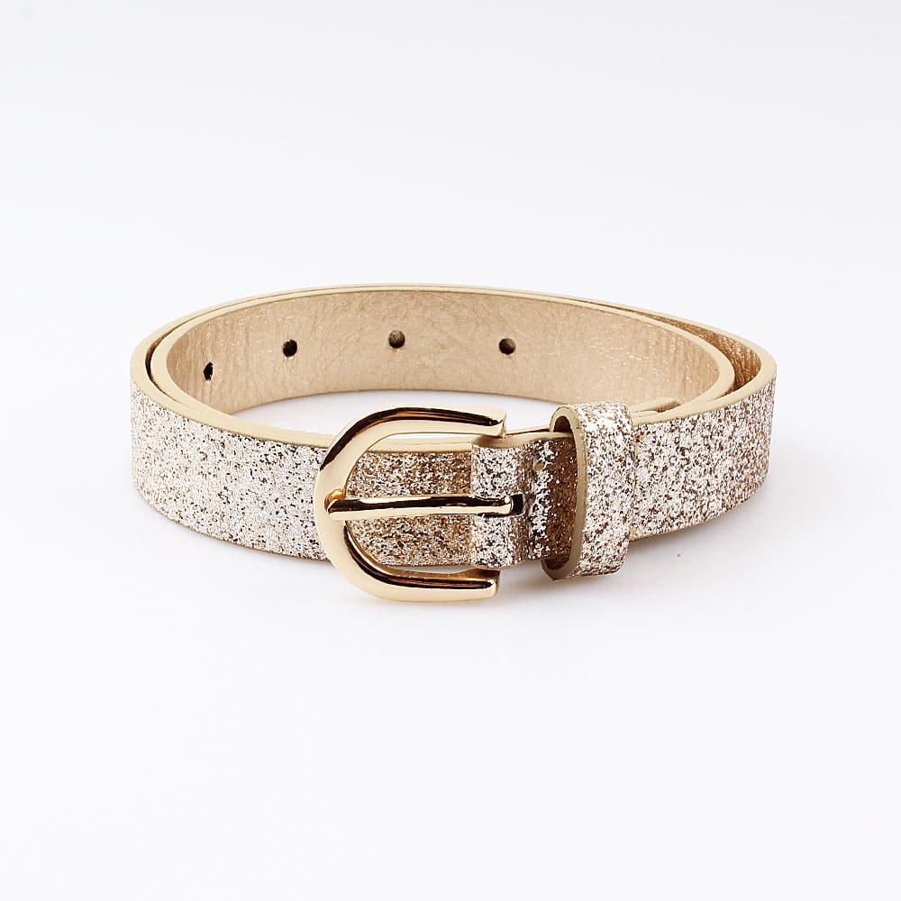 03804027-20 Ремень для девочек Золотистый, все фото 1