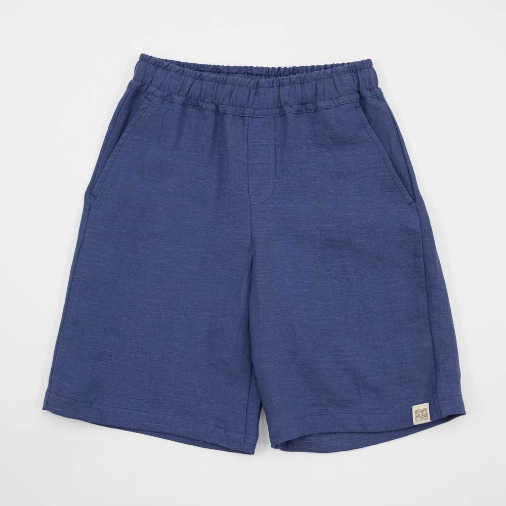 07762041-40 Шорты льняные для мальчика синий, все фото 1