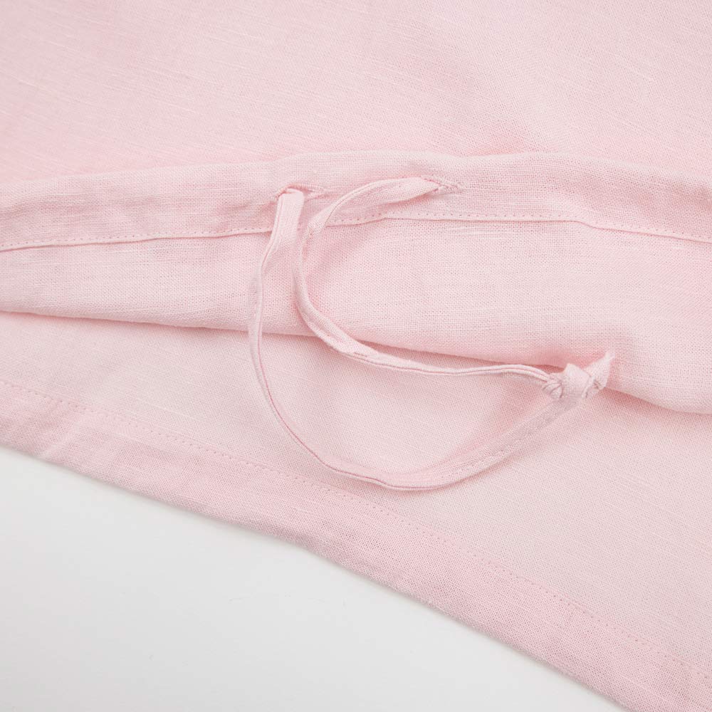 07864080-40 Костюм льняной худи + шорты розовый, все фото 4