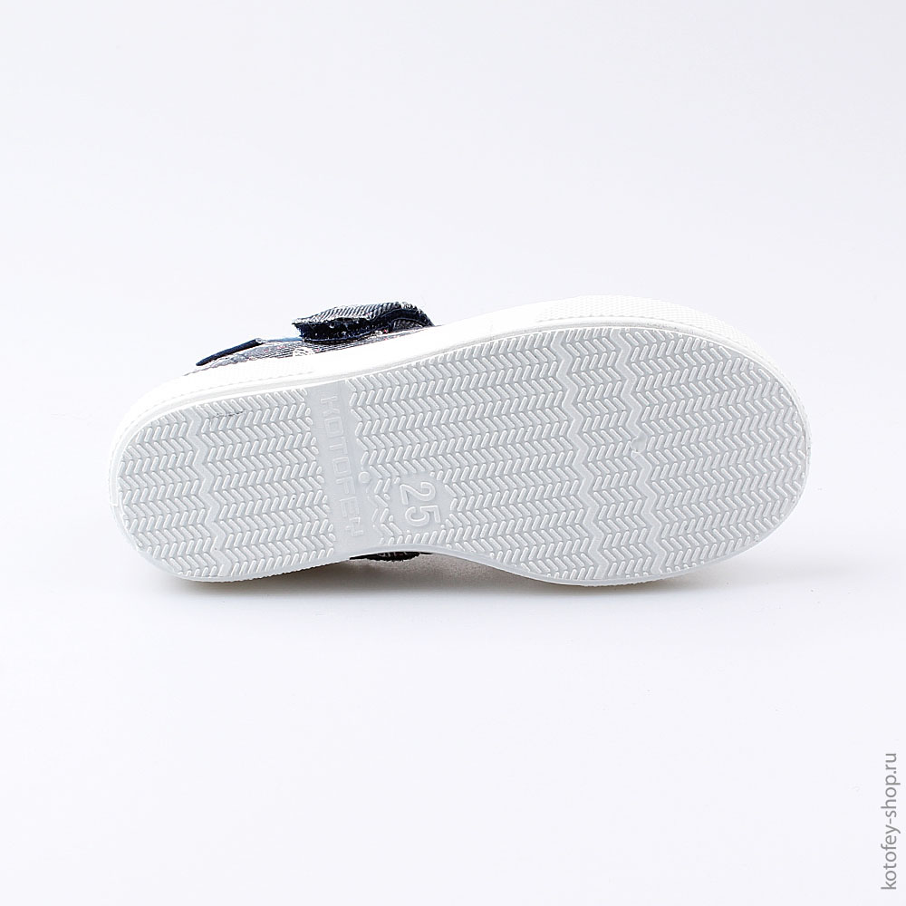 331108-12 Кеды из хлопка для девочки, все фото 3