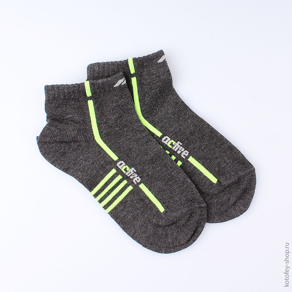 07742056-00 Носки детские спортивные темно-серый, все фото 1