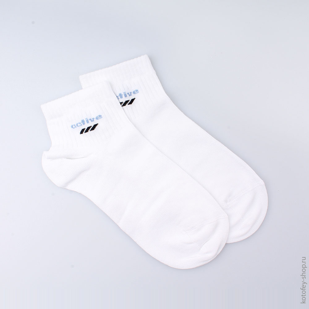 07842155-20 Носки детские ACTIVE спортивные белые, все фото 1