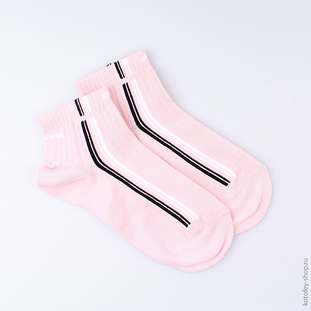 07842215-10 Носки для девочек спортивные розовые, все фото 1