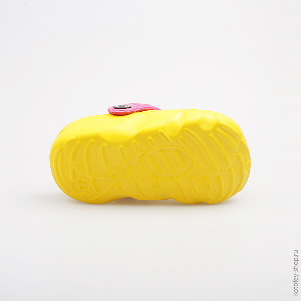 325030-01 Пляжная обувь желтая, все фото 3