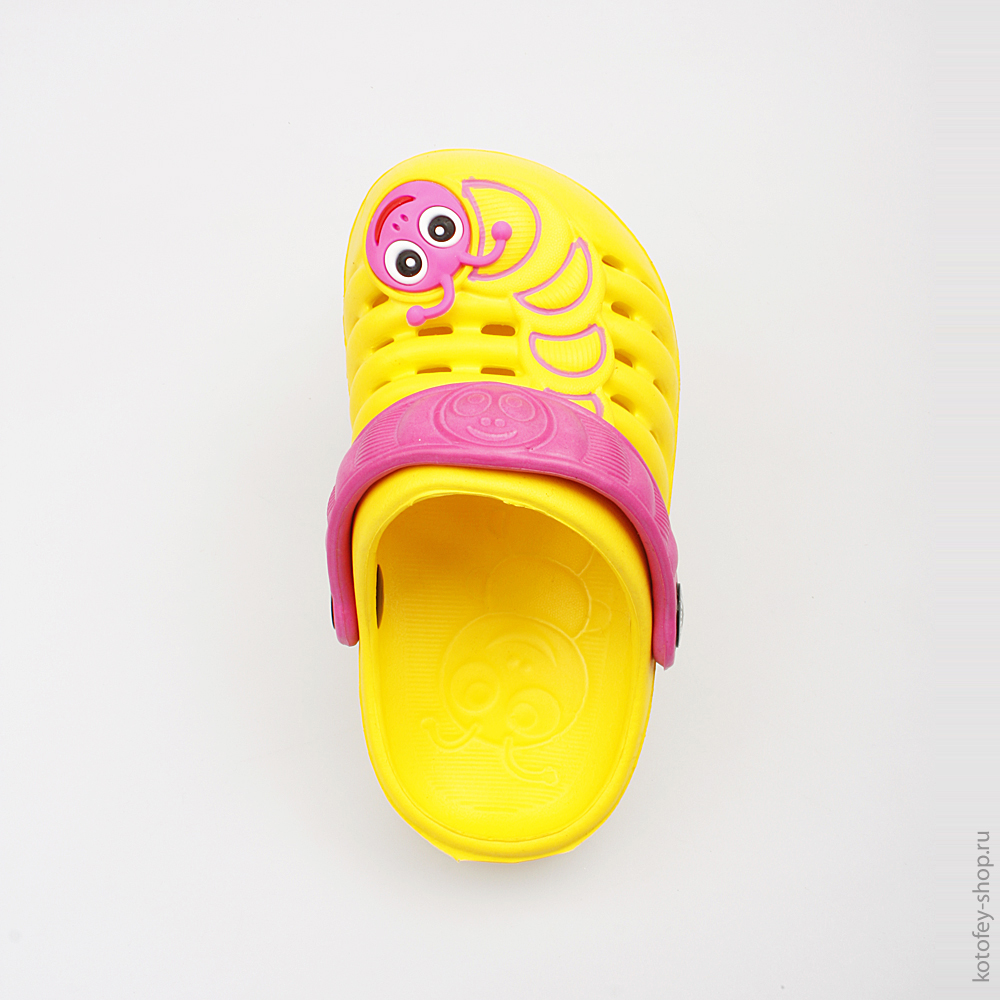 325030-01 Пляжная обувь желтая, все фото 4