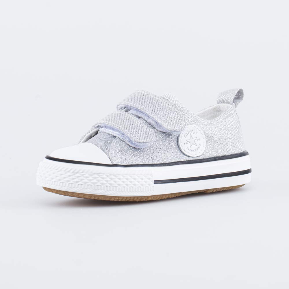 131167-12 Блестящие серые кеды для девочки, все фото 1