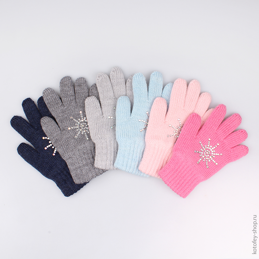 07822106-00 Перчатки двухслойные розовые, все фото 1