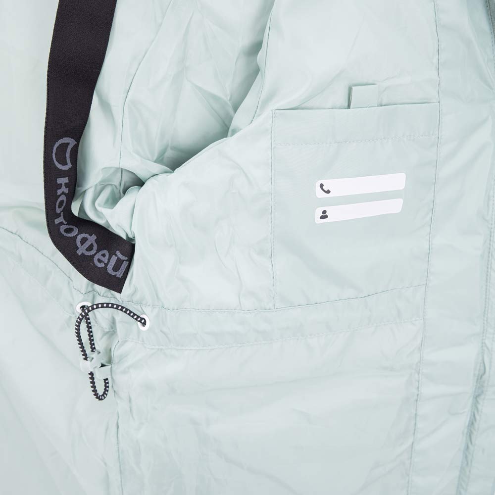 07858036-42 Зимнее пальто-пуховик для девочки мятный, все фото 5