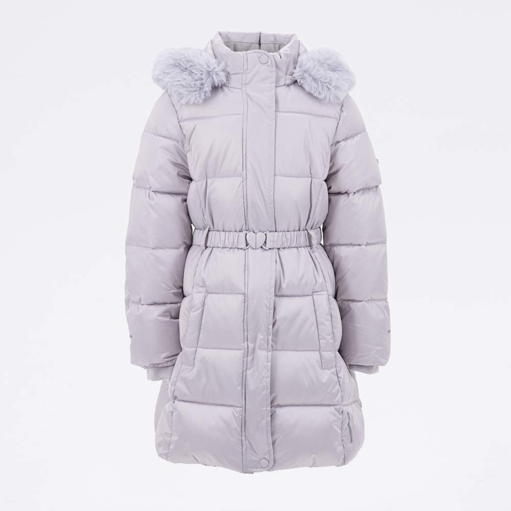 07858057-41 Зимнее пальто для девочки серебристый, все фото 1