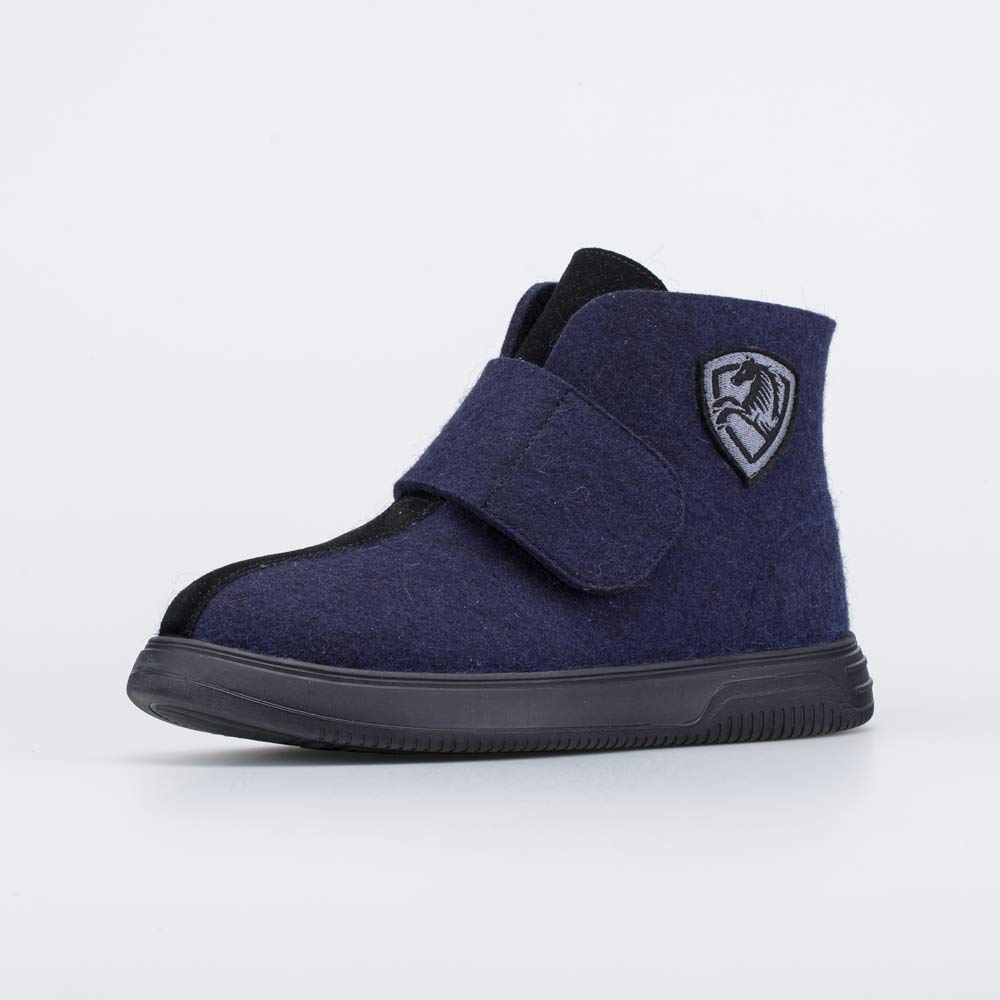 957027-02 Короткие мужские валенки Гран-при темно-синий , все фото 1