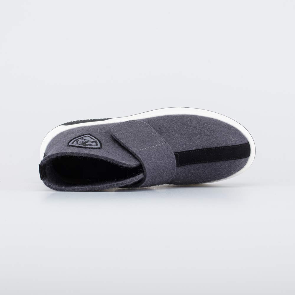 957027-04 Короткие мужские валенки Гран-при темно-серый , все фото 4