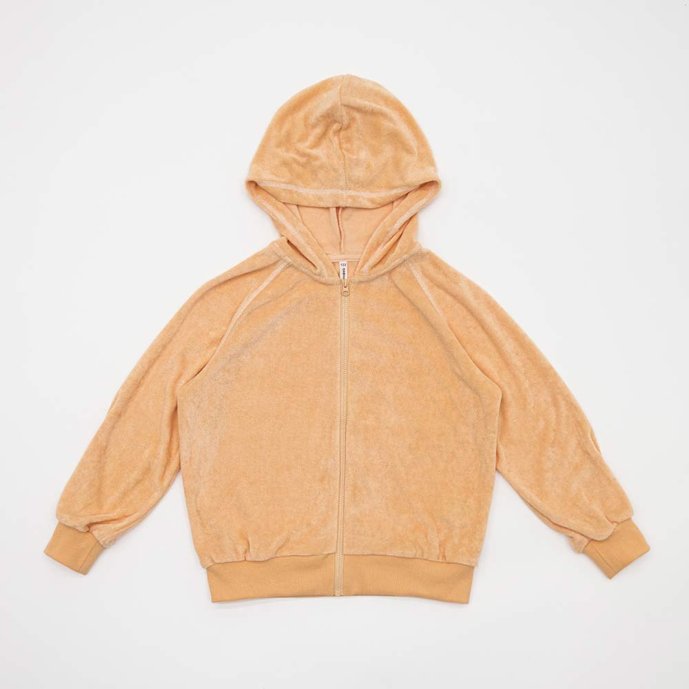 07708006-40 Олимпийка махровая для девочки Неженка персиковый, все фото 1