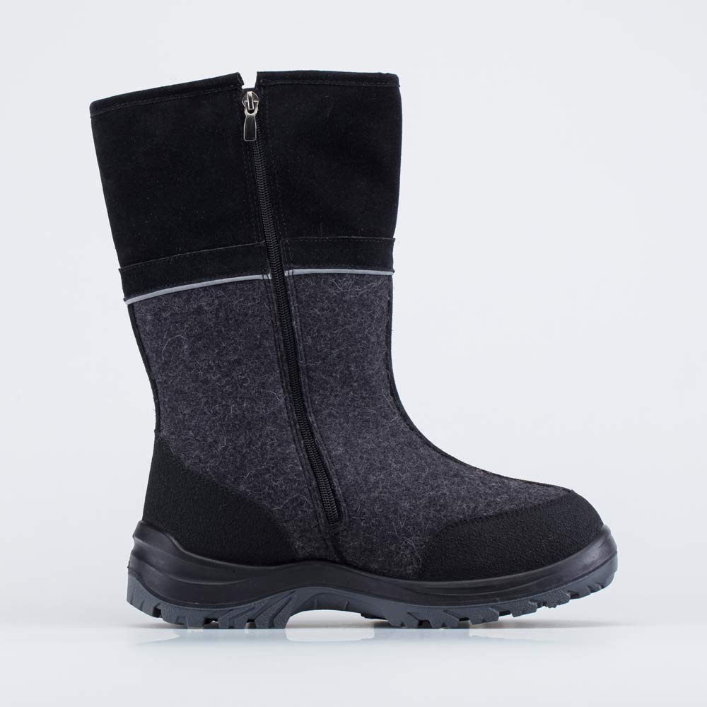 967052-42 Валенки суперутепленные с гербом серый, все фото 2