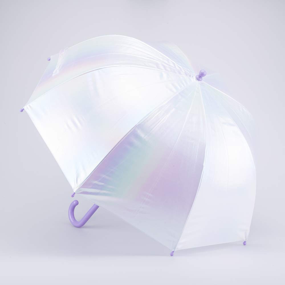 03807194-41 Зонт-трость детский Голография жемчужный, все фото 1