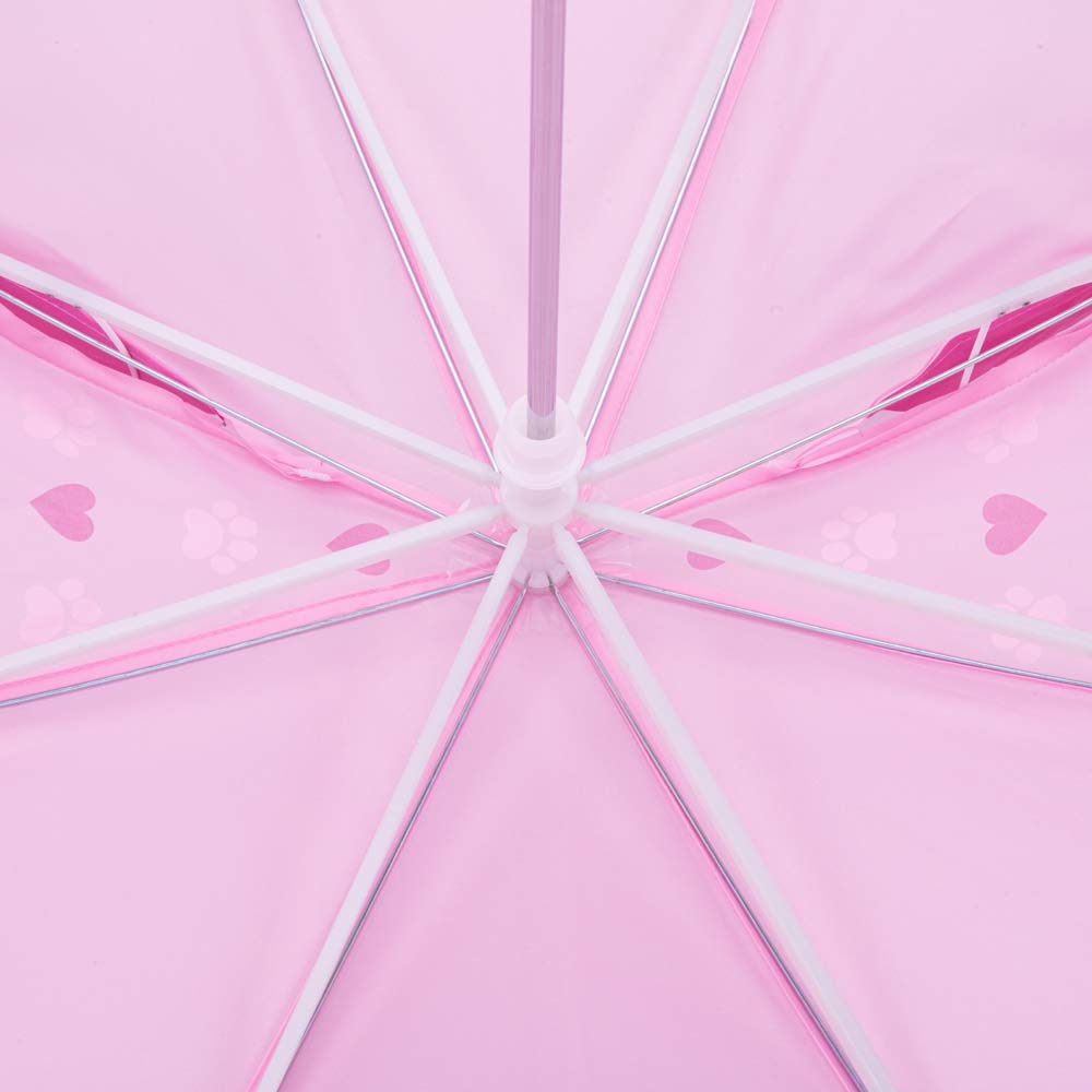 03807201-40 Зонт-трость детский Котик розовый, все фото 3