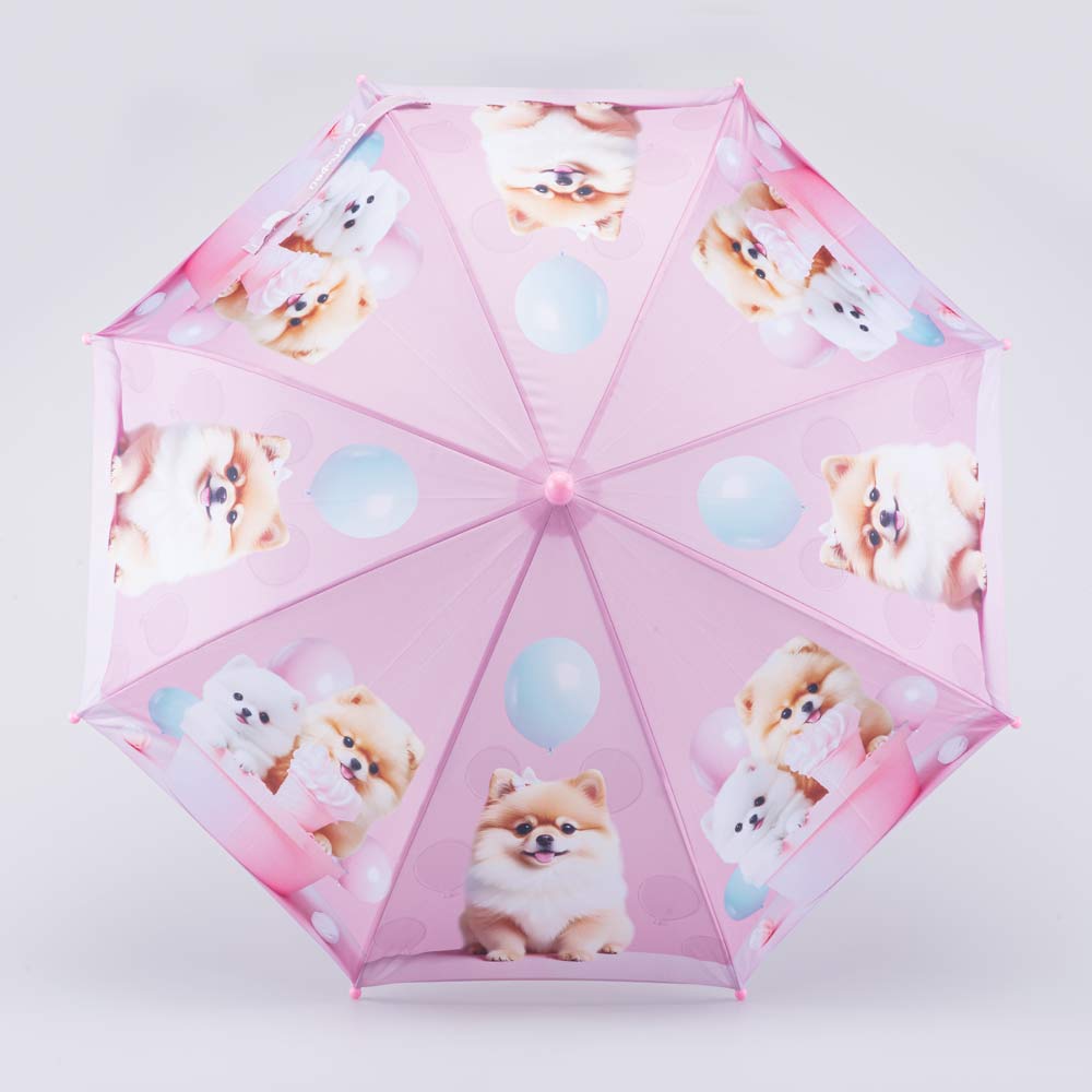 03807203-40 Зонт-трость детский Шпиц розовый, все фото 2